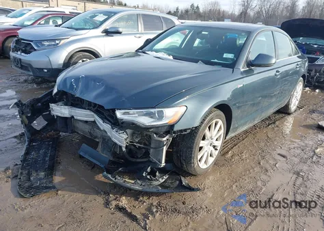 2013 Audi A6 3.0T Premium z USA, uszkodzony, nr VIN WAUGGAFC1DN062661